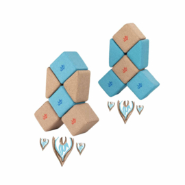 JollyHeap set Pixi, 12 stuks magnetische blokken