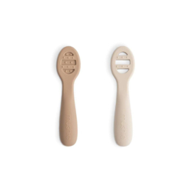 Babylepel voor de eerste voeding, set van 2