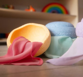 Playcycle speeldoeken pastel, 7-delige set, 65 cm