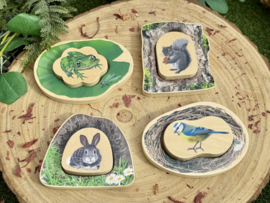 Puzzel: Welke dieren verstoppen zich in het bos?