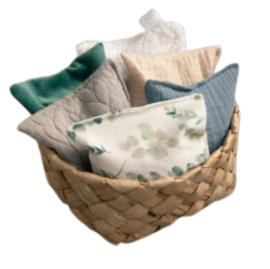 Sensorische pittenzakjes - Green Jeans, 6 stuks