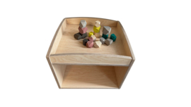 Baby- en dreumes speeltafel met verhoogde rand