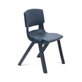 # Stapelbare kunststof stoel Postura+