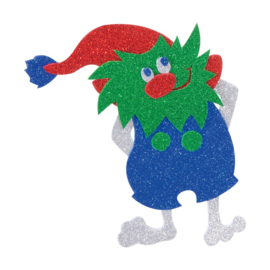 Knutselrubber glitter Classic