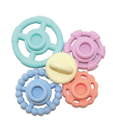 Sensorische - Regenboog - Stapeltoren - Bijtspeelgoed - Pastel