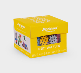 Midi waffle bouwblokken, 150-delig