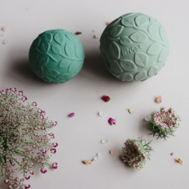 Sensorische ballen met bladmotief, groen