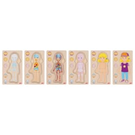 Lagen puzzel meisje