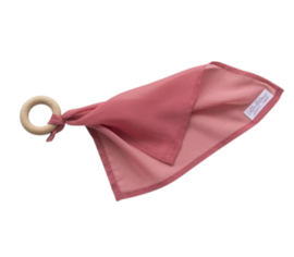 Playcycle speeldoek klein, 30 cm, met houten ring, in diverse kleuren