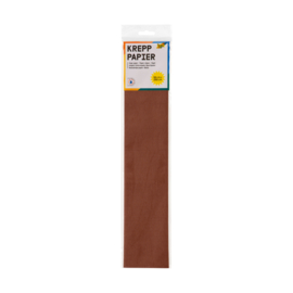Crêpepapier kastanjebruin