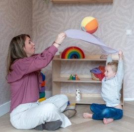 Sensorische ballonbal, regenboog