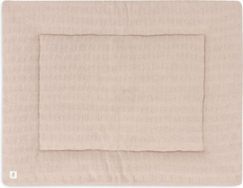 Boxkleed 75x95cm - Speelkleed Baby - Grain Knit - Wild Rose