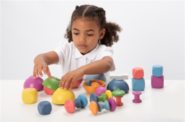 Loose parts regenboog set 84-delig