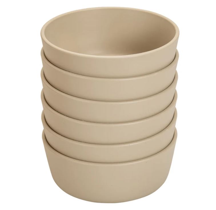 #Bioplastic - Kommen - Set - Van - 6 - Duurzaam
