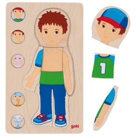 Lagen puzzel jongen