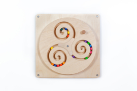 Wandbord kleurrijke draaikolk