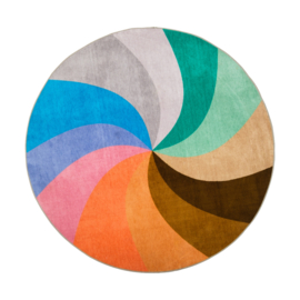 # Speeltapijt Rainbow Swirl Neutral