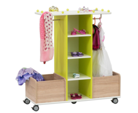 # EduCasa verrijdbare garderobe/verkleedmeubel Lara