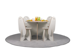 Ronde tafel Apollo voor kleuters wit