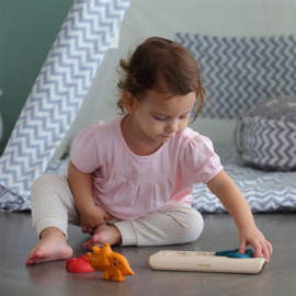 Houten puzzel Dinosaurus familie