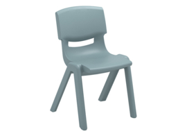 # Stapelbare kunststof stoel Jill, zithoogte 26 cm