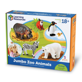 Jumbo Dierentuindieren, set van 5