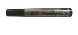 BiC Permanent marker zwart, rood, groen of blauw per stuk