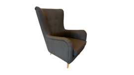 Oorfauteuil voorleesstoel Charlie