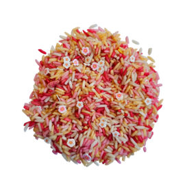 # Grennn Speelrijst Pink Flower mix 750 gram
