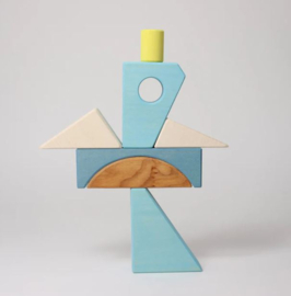 Grimms Zee-Puzzel-Bouwspel Blauwtinten