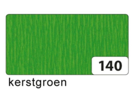 Crêpepapier kerstgroen