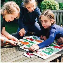 Vloerpuzzel groente, 48-delig