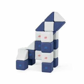 JollyHeap set Mini, 24 stuks magnetische blokken (2 vormen)