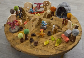 Vilten seizoensbomen, 9 stuks