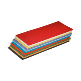Zijdepapier, doorschijnend, 25 vel, 15 kleuren ass.