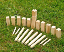 Houten werpspel Kubb