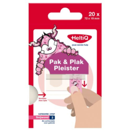 # HeltiQ Pak & Plak Pleister Roze - Bo