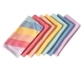 Playcycle speeldoeken pastel, 7-delige set, 65 cm