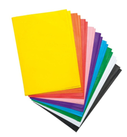 Zijdepapier rood 26 vel, 50 x 70 cm