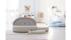 Dubbele Akoestische Sofa Regenboog met bodemmat