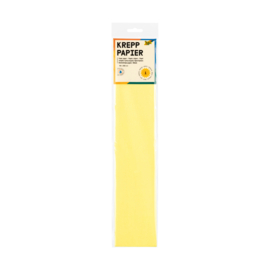 Crêpepapier lichtgeel