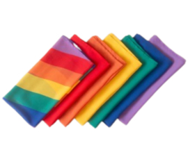 Playcycle speeldoeken regenboog, 7-delige set, 65 cm