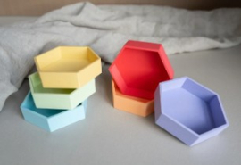 # Grennn 'mandigo' pastel zeshoekig