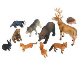 Wilde dieren set 10 stuks