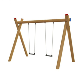 Robinia schommelframe met dubbele schommel