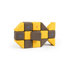 JollyHeap set Medium, 50 stuks magnetische blokken (2 vormen)
