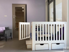 Verhoogde grondbox op maat rechte rand