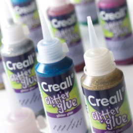 Creall glitterlijm 100 ml, 6 stuks assortiment