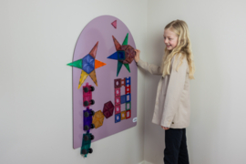 Magnetisch wandbord Bow paars