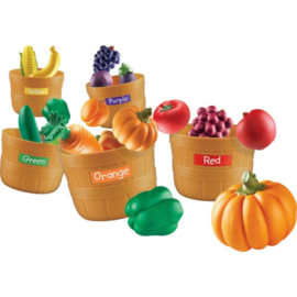 Sorteeremmers met groente en fruit